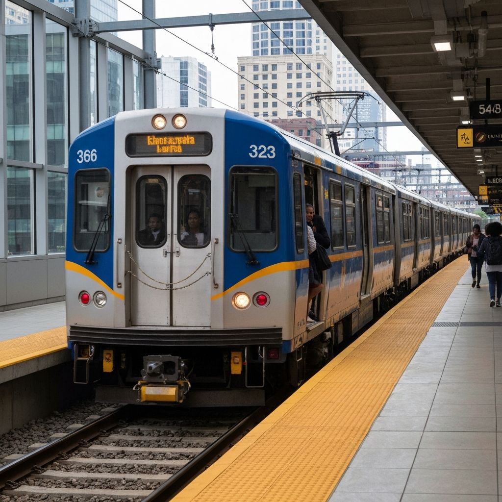 MARTA train at Atlanta station